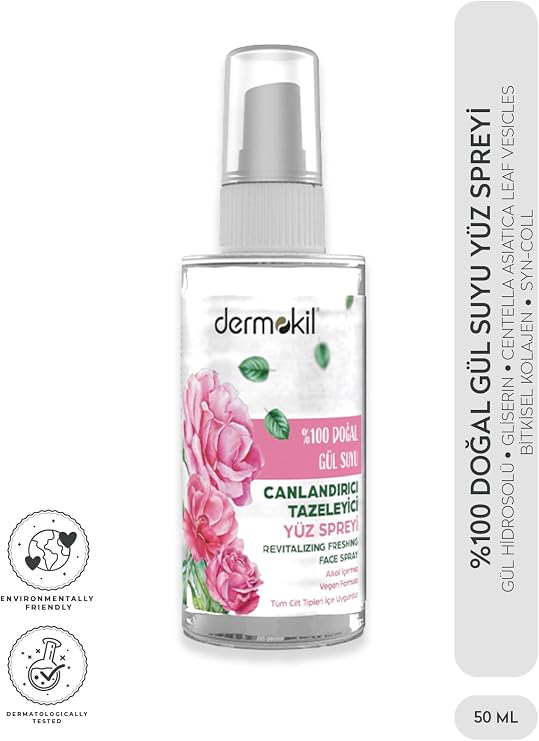 Dermokil Gülsuyu Canlandırıcı Yüz Spreyi 50 ml