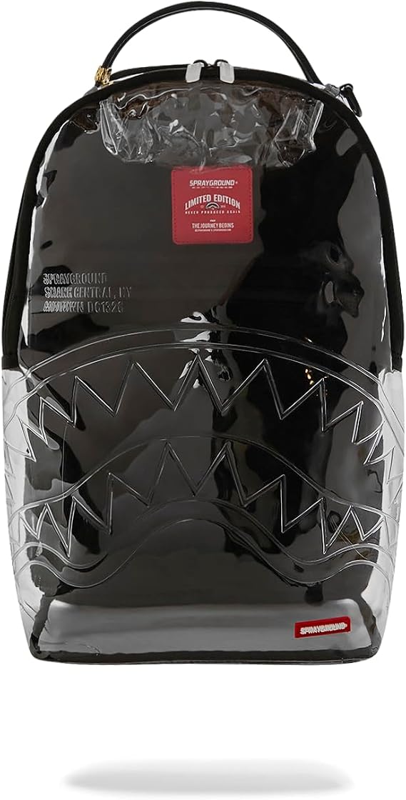 Sprayground SHARK CENTRAL - CLEAR BACKPACK