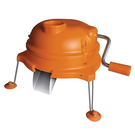 Dynamic CL006 Dynacube Commercial Vegetable Dicer, 3/8' x 3/8' Manual Tabletop Cuber, Orange