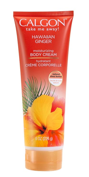 Calgon Hawaiian Ginger Skin Nourishing Body Cream for Women, 8 Ounce