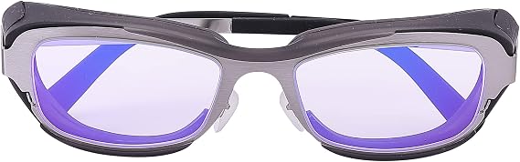 Dry Eye Relief Eyeglass, Blue Light Blocking Moisture Chamber Goggles with Stainless Steel Frame Anti-Pollen&Allergens