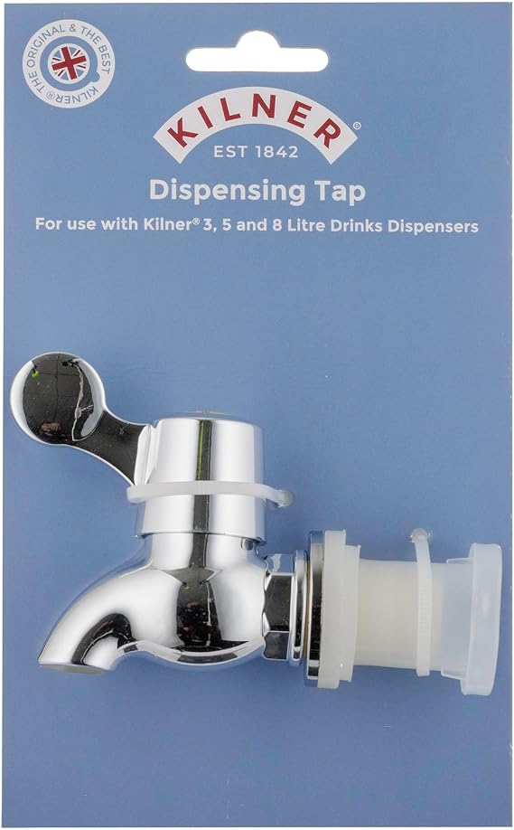 Kilner 25.835 Replacement Tap for use Drinks Dispensers, Silver, One Size