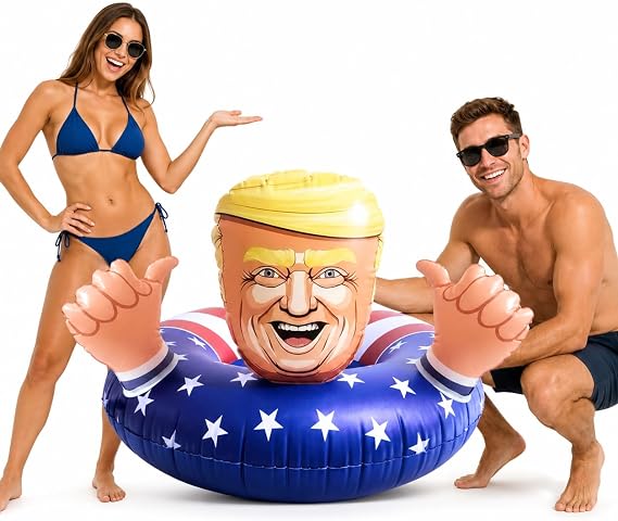 NINOSTAR Inflatable Pool Float American Pool Float for Summer Pool Party