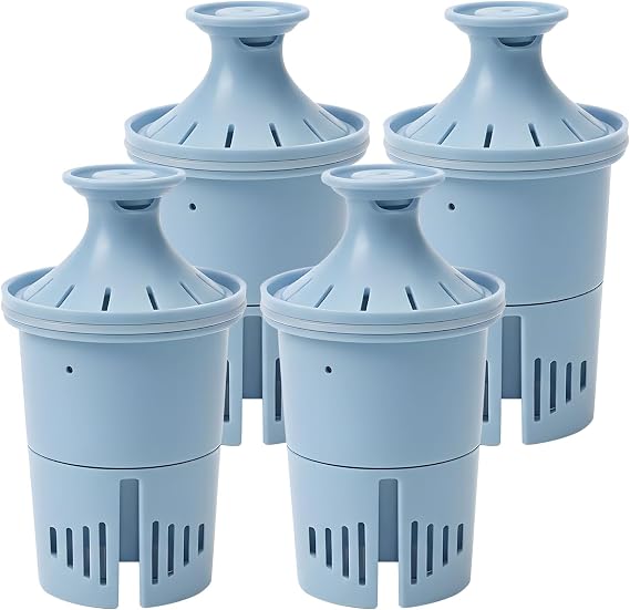 Elite Water Filter Replacement Compatible with All Brita Elite Pitchers and Dispensers, Everyday, UltraMax, Metro+, XL and More, Lasts 6 Months or 120 Gallons, 4 Count