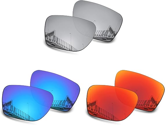 Well-aimed Replacement Lenses Compatible with Roka Barton E3506 56mm Sunglasses - Value Pack 302