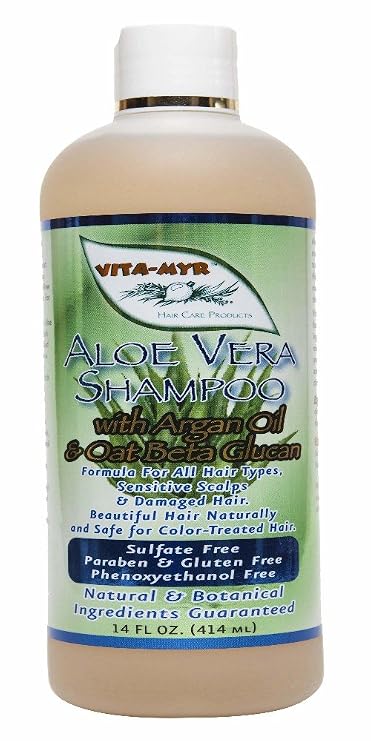 VITA-MYR Aloe Vera Shampoo - Hydrating and Nourishing Hair Care for Luxuriously Healthy Tresses