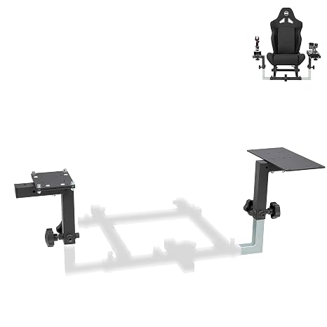 OpenWheeler | Configuration 2 | Flight Simulator HOTAS Side by Side Mount | Fits Thrustmaster Warthog, VirPil WarBRD, MongoosT-50CM2, VKB Gunfighter, WinWing Orion, Super Libra VirPil MongoosT-50CM3