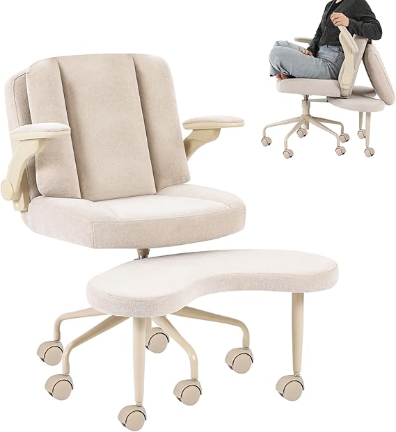 Pipersong Meditation Armchair, Upgraded Cross Legged ADHD Chair, Beige