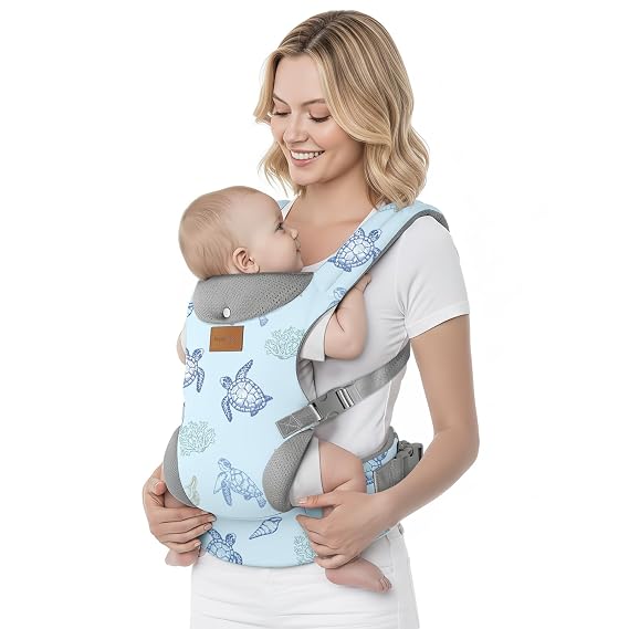 YooxArmor Baby Carrier, Ergonomic Adjustable Toddler Carriers for 7-66 Lbs | Cozy Lightweight Infant Carrier with Neck Support, Lumbar Support for Parents, 4-36 months