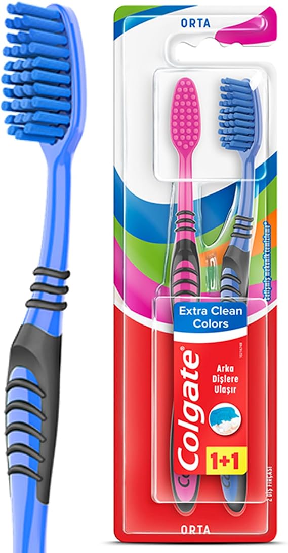 Colgate Extra Clean Colors 1+1 Diş Fırçası
