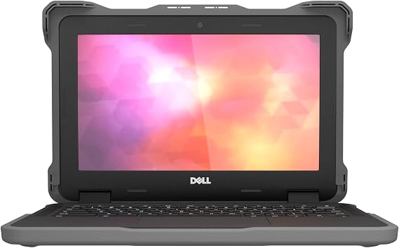 MAXCases Extreme Shell-F Slide Case for Dell 3120 Windows Clamshell (Gray/Clear)