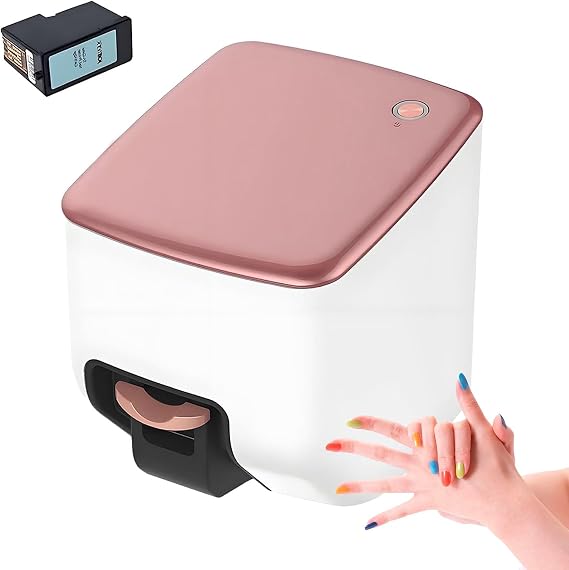 Automatic Nail Printer, 3D Smart Art Machine with Intelligent Nail Recognition, Supports WiFi/DIY/USB, 10S Painting for Beauty and Personal Care