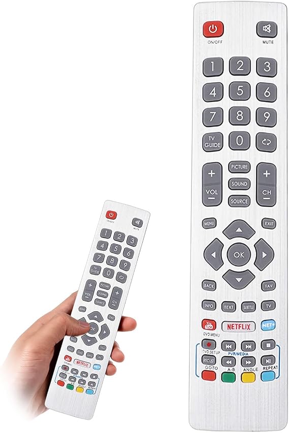 For SHARP TV Remote Control, For SHARP Remote Controls for TV,for Sharp Aquos TV Remote Control, Replacement Remote Control Compatible with Smart Televesion