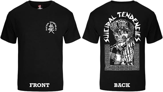 Suicidal Tendencies Official One Finger T-Shirt + Sticker