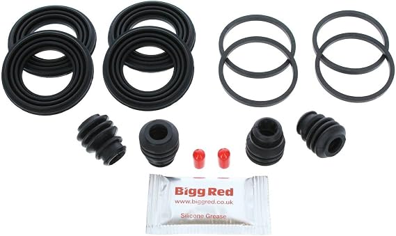 Brake Caliper Seal Repair Kit - Compatible with, Infiniti - Front Left & Right - Fits AKEBONO Twin 45mm dia Piston Calipers