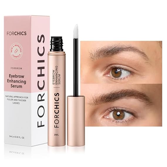 ForChics Eyebrow Growth Serum for Fuller Brows. Prostaglandin-Free Formula