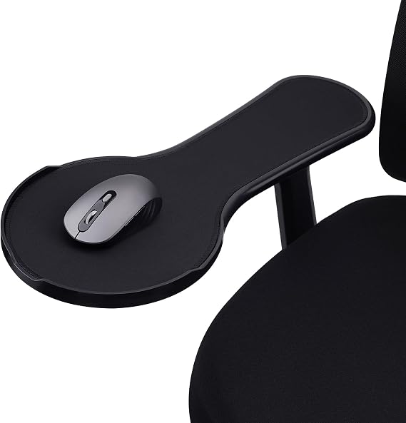 Ergonomic armrest Mouse pad for Chair, Chair arm Mouse Tray