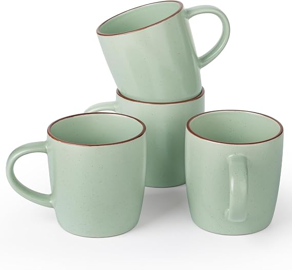 famiware Mercury Coffee Mugs 13 oz, Coffee Mugs Set of 4 with Handle