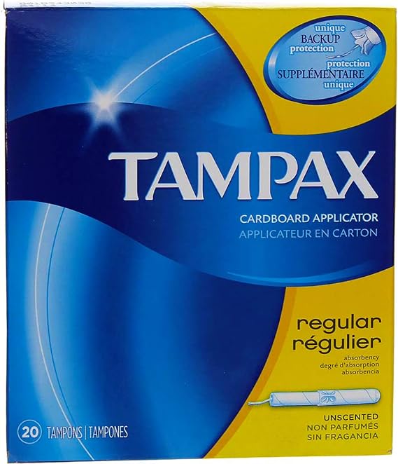 Tampax Tampons with Flushable Cardboard Applicator - Regular - 20 ct