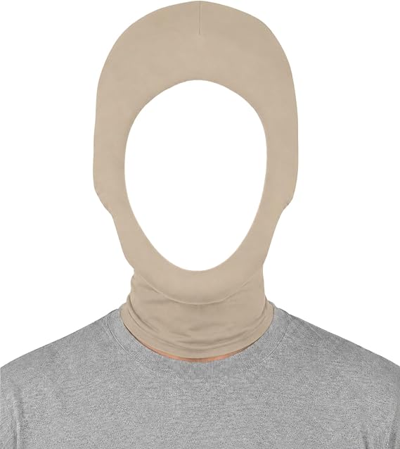 ATHX Men's and Women's Spandex Costume Open Face Mask Halloween Cosplay Stretchy Hood Mask