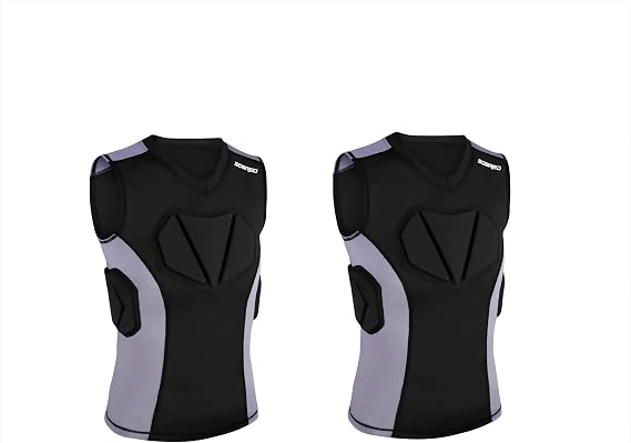 Soared Youth Softball Chest Protector Padded Compression Shirt
