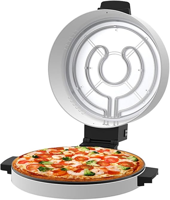 2000W Electric Pizza Oven, 12 Inch Pizza Machine Countertop Pizza Maker Outdoor Indoor Pizza Grill Portable Toaster Steak Machine Kitchen Pizza Bread Making Oven for Home School