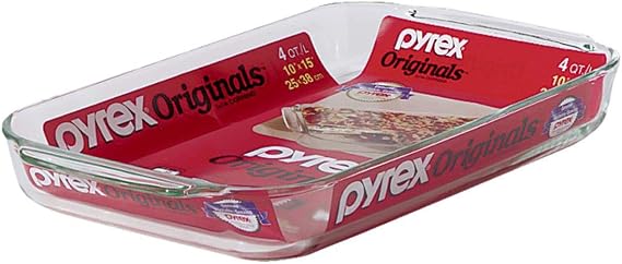 Pyrex Oblong Bake Dish Clr