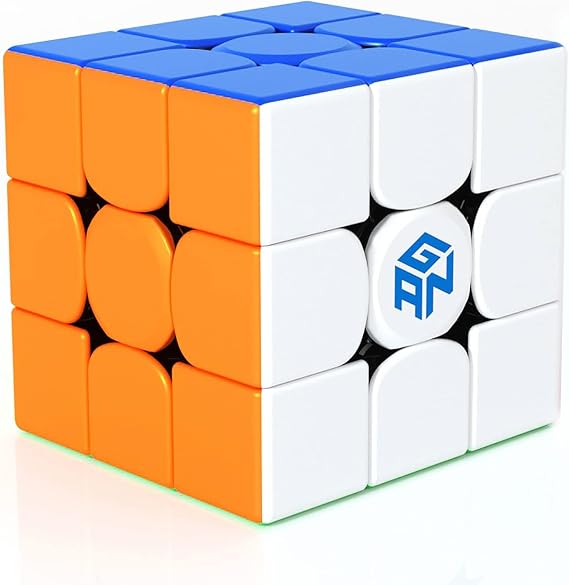 GAN 356 RS, Speed Cube 3x3 Stickerless Puzzle for Kids