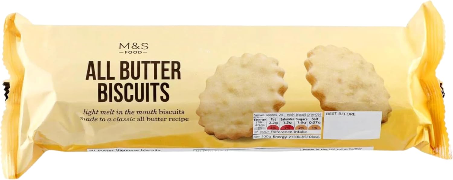 Katsy Style All Butter Viennese Biscuits | Light Melt In Mouth Butter Biscuit | Classic Recipe Tea Time Snack | Suitable Vegetarians