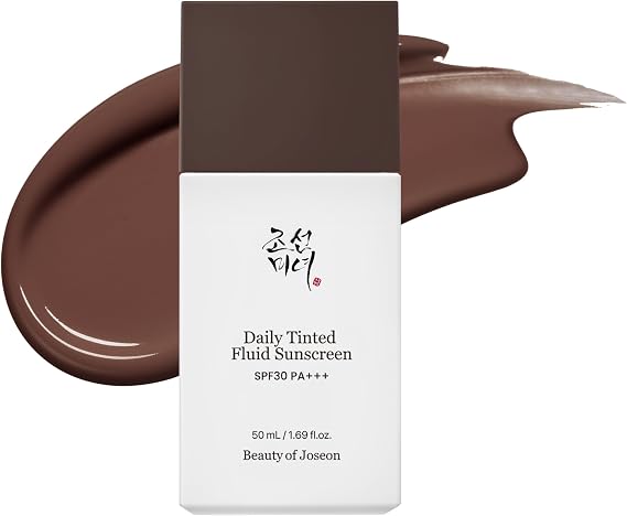 Beauty of Joseon Daily Tinted Fluid Sunscreen 12 Shades for Face Moisturizing Broad Spectrum SPF 30 Korean Skincare 50ml, #DP320