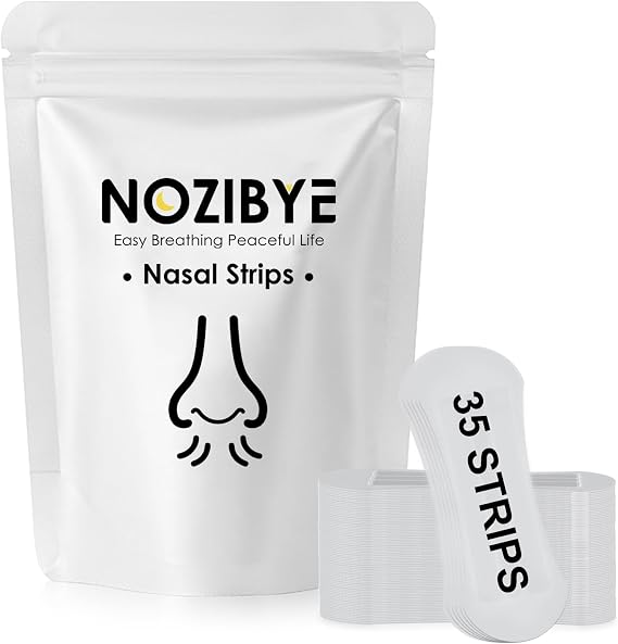 Nasal Strips, Nose Strips for Breathing - 35 Strips, Clear