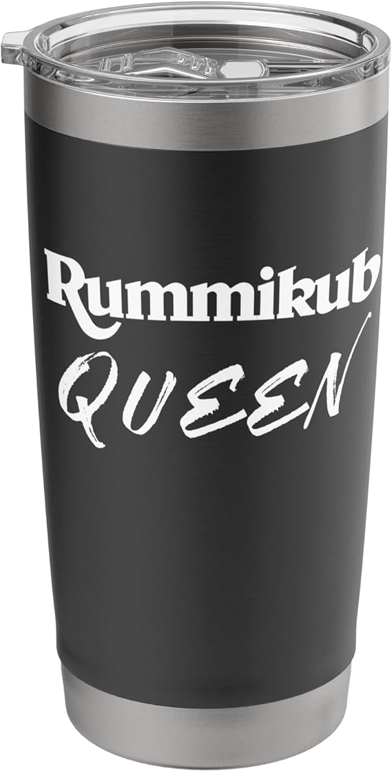 Rummikub Queen (White) Stainless Steel Insulated Tumbler
