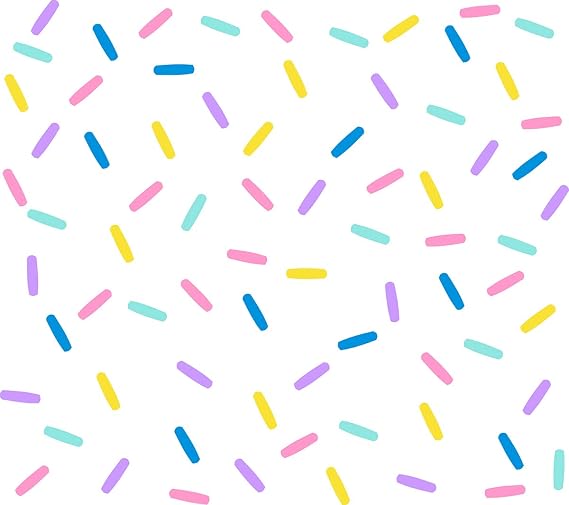 Sprinkles Wall Decals Mini Bar Stickers Removable Confetti Wall Decal