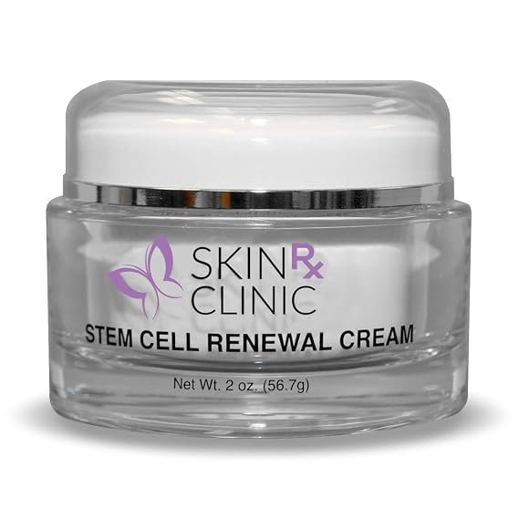 Stem Cell Renewal Creme Face Moisturizer - 2oz - Anti-Wrinkle, Collagen, Paraben Free, Apple, Skin Cell Regeneration