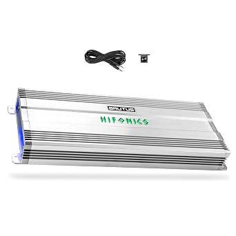 Hifonics Brutus BG 3000 Watt Class D Monoblock Amplifier with Built-in UV Meter, Dual Toroidal Transformer PWM Power Supply and Shielded Inductors