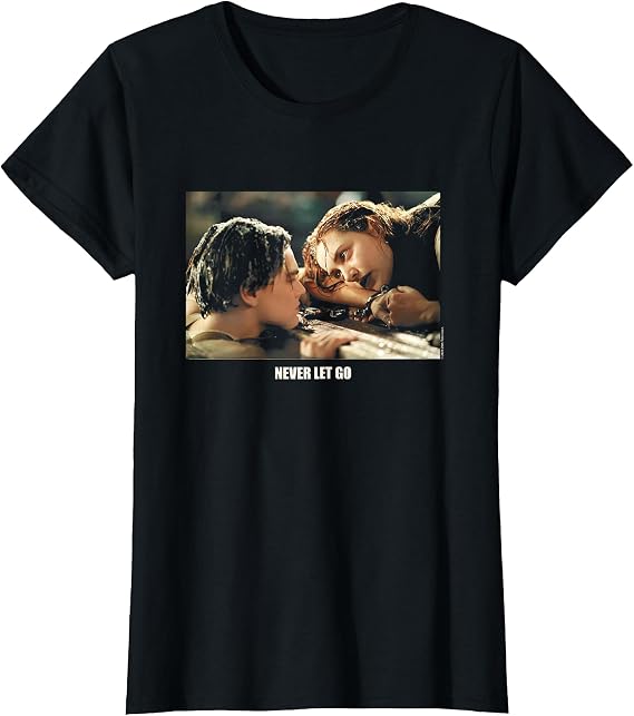 Titanic Jack & Rose Iconic Last Scene Never Let Go Poster T-Shirt