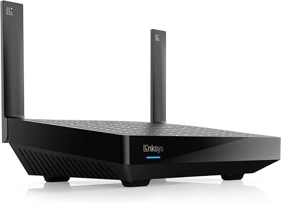 Linksys Classic Micro Router Pro 6 - Dual Band Mesh WiFi 6 Router (AX5400) - Wireless Gigabit Gaming Internet Router with up to 5400 Mbps Speed, 250 sqm Coverage and Supports 35+ Devices