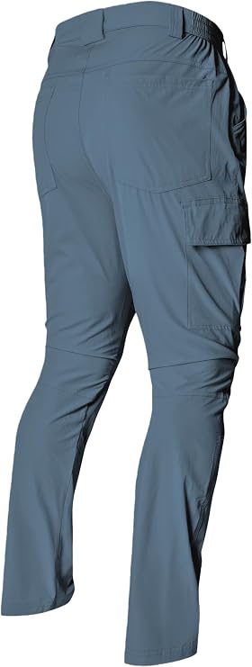 Work Pants for Men Waterproof Lightweight Quick Dry Travel Fishing Camping Men Hiking Cargo Pants Outdoor 6 Pockets