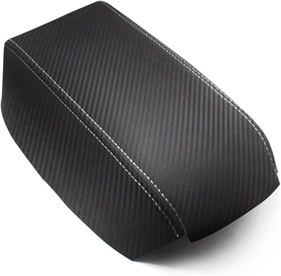 Car Armrest, for Civic 8th Gen, for Sedan 2006 2007 2008 2009 2010 2011 Car Interior Microfiber Leather Center Armrest Cover Sticker Trim