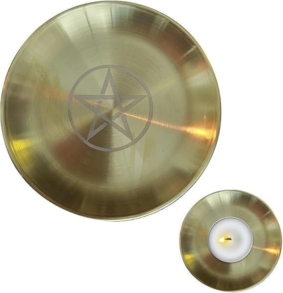 Copper Offering Plate Stainless Steel Divination Tools Witch Supplies