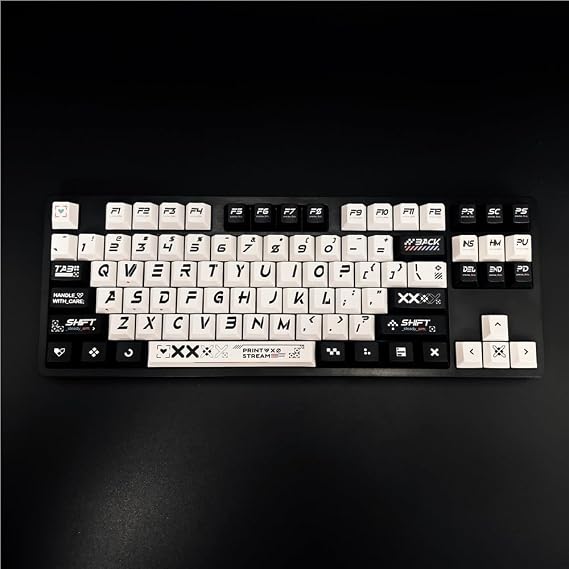 CSGO PrintStream Key Cap, Cherry Profile DYE-SUB PBT/PC Translucent Gaming Key Cap White