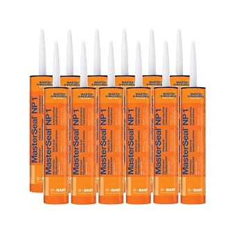 Masterseal NP-1 Stone Polyurethane Sealant Cartridge, 12 - 10.1 Fluid Ounce Cartridges