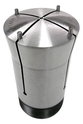 Lyndex 360-001S 3J Steel Emergency Collet, 116 Pilot Hole, 3.75 Length, 2.20 Top Diameter, 2 Bottom Diameter