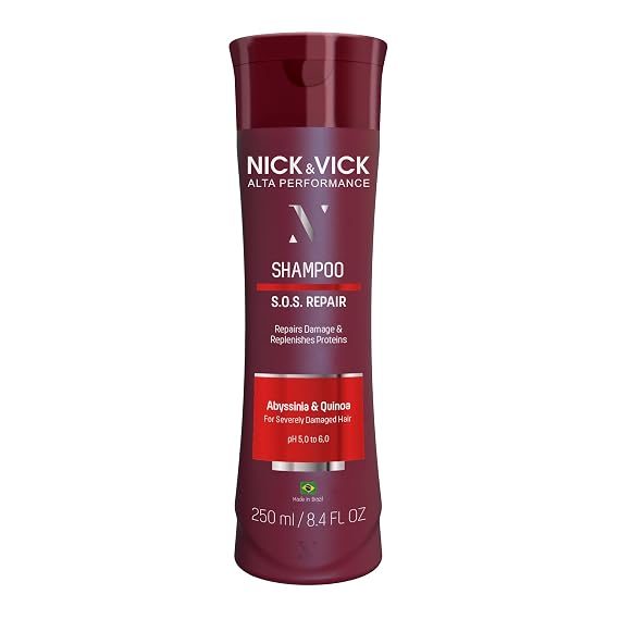 Nick Vick S.O.S Repair Shampoo, repairs damaged hair