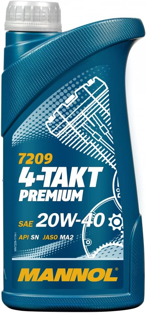 MANNOL 7209 Full Synthetic-Based Engine Oil for Modern 4-Stroke Engines, 1L | Professional Grade Formula, For Everyday Vehicle Maintenance, High Performance, For All Engines, Quality Formula, Reliable