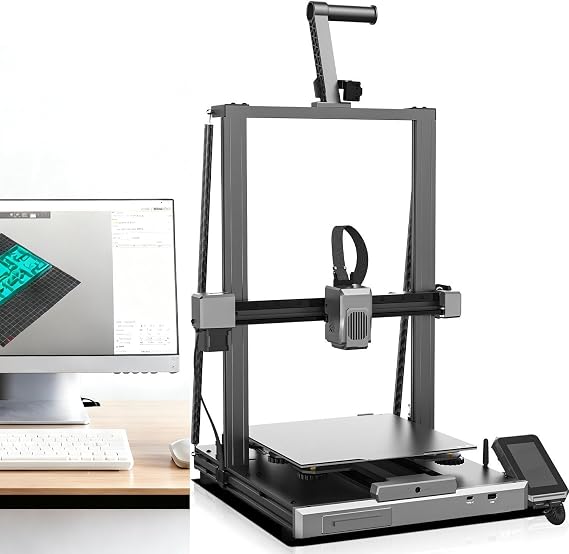 X4 Pro 3D Printer with 300x300x400mm Large Build Volume, 500mm/s High Speed & Auto Leveling, Features Direct Drive Extruder, Dual Z-Axis, PEI Spring Steel Plate, Filament Runout Sensor