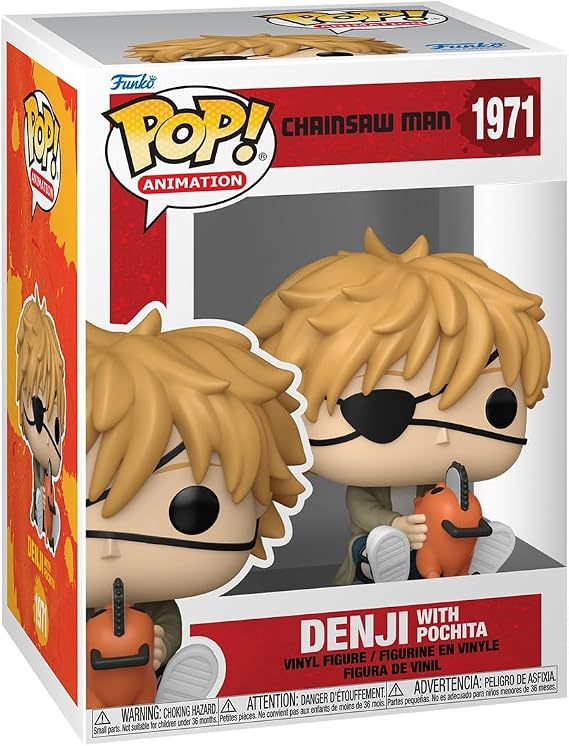 Funko Pop! Animasyon: Chainsaw Man - Pochita ile Denji - Koleksiyon Vinil Figür - Hediye Fikri - Resmi Ürün - Çocuklar ve Yetişkinler için Oyuncaklar - Anime Hayranları - Koleksiyoncular için Model