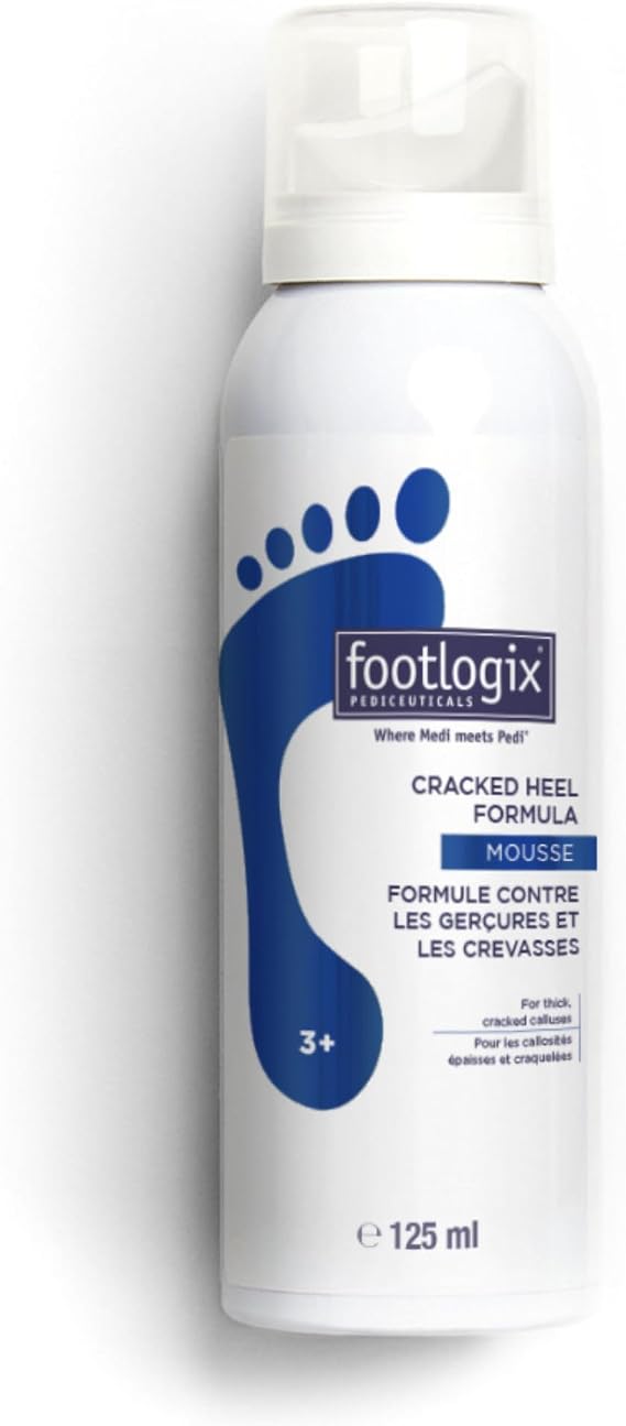 Footlogix Cracked Heel Formula 125ml Dermal Infusion Technology. Contains Evening Primrose Oil To Improve The Condition Of Cracked Skin And Urea To Hydrate And Lock Moisture.