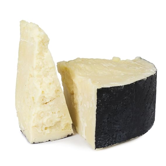Alma Gourmet Pecorino Romano D.O.P. Gambero Rosso Award-Winning Imported Italian Hard Sheeps Milk Cheese Block Aged 18 Months Black Rind 2 to 2.5 lb Perfect for Grating & Shaving Product of Italy (Lazio)