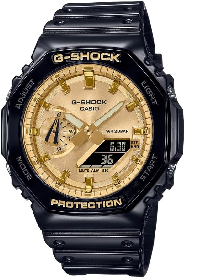 Casio GA-2100GB-1ADR Kol Saati, Siyah, Standart